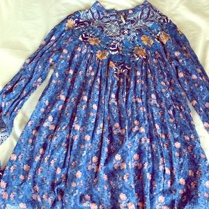 Free People Floral Blouse